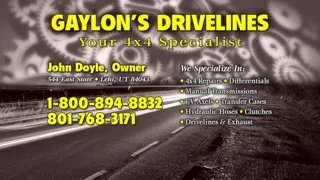 Gaylon's Drivelines & Exhaust
