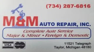 M & M Auto Repair and M & M Auto Sales
