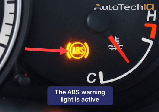 A faulty wheel bearing can trigger the ABS warning light