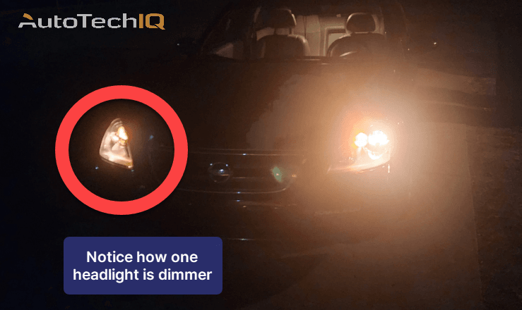 An alternator issue can affect a vehicle's headlights, making them weaker