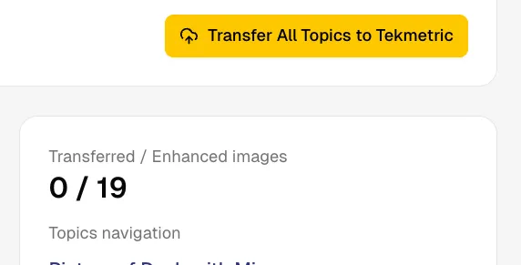 TechAidIQ transfer all topics