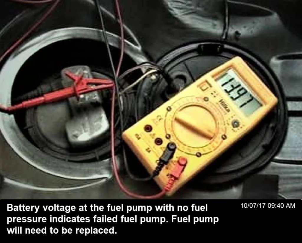 Fuel pump failure