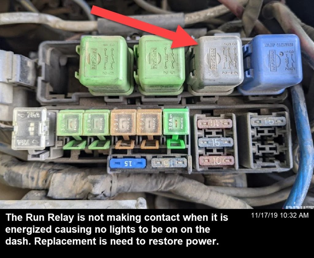 A faulty relay belongs to the battery system and can be related to ignition switch problems