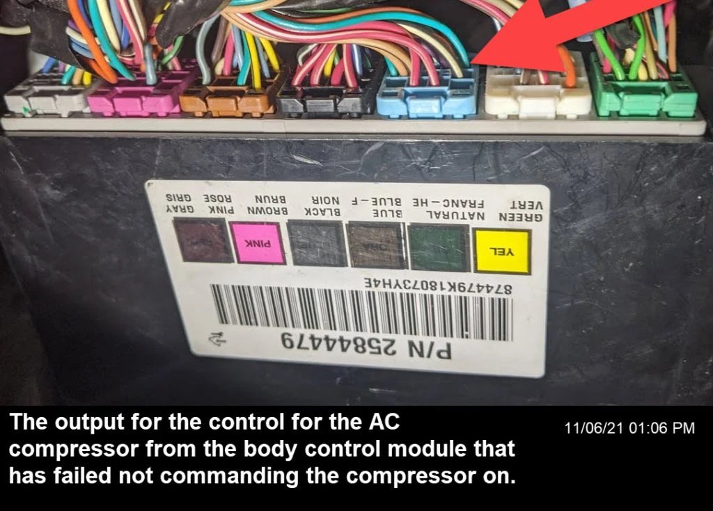 Faulty control module