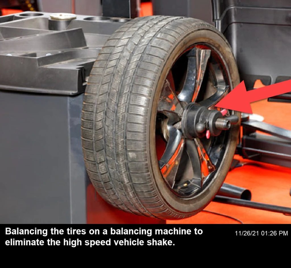 Unbalanced tires cause the steering wheel to shake while driving and needs to be rotated and balanced