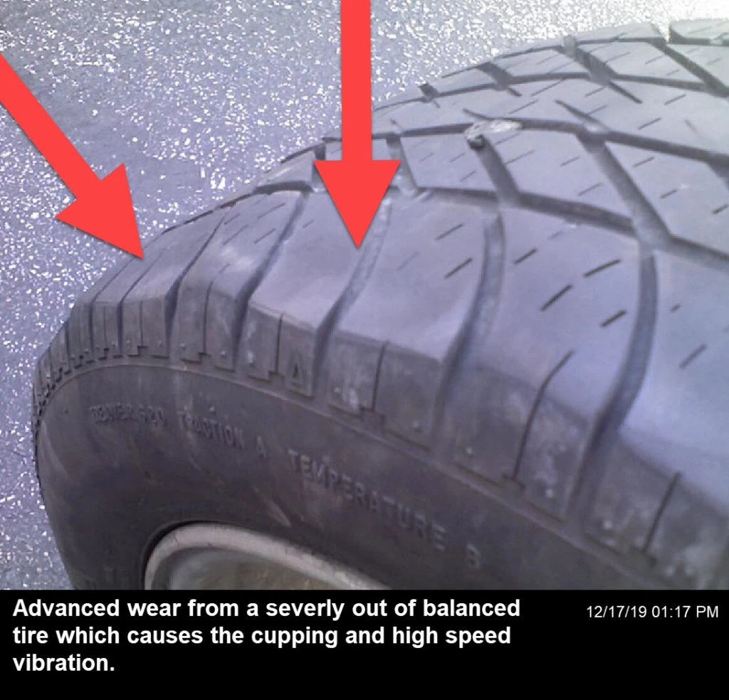 Unbalanced tires