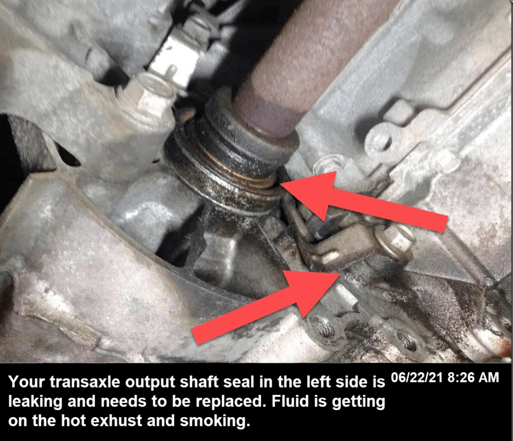 Output Shaft Seal Leaking