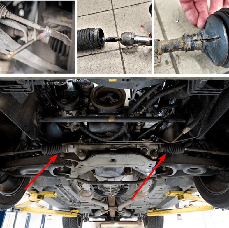 steering rack information about the need for replacement
