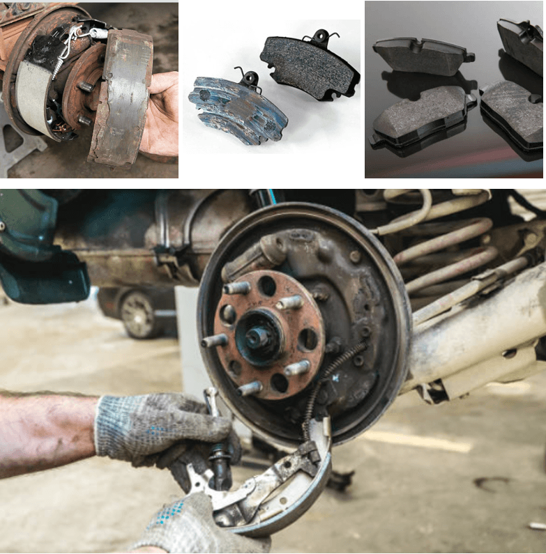 Information about Brake shoes replacement