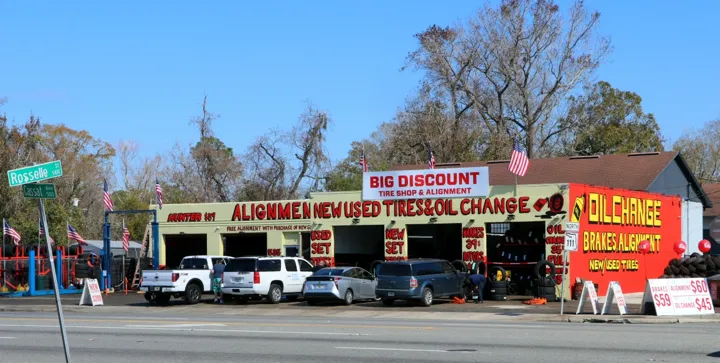 Big discount tire alignment brakes oil change auto care
