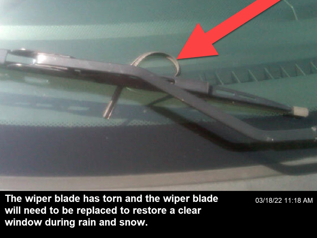 Worn Wiper Blades